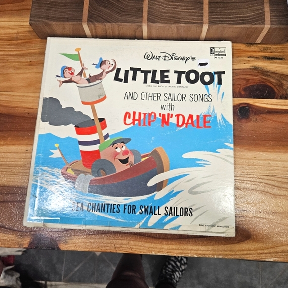 1962 Walt Disney's Little Toot Sailor Songs with Chip N Dale Record Album - Picture 1 of 7